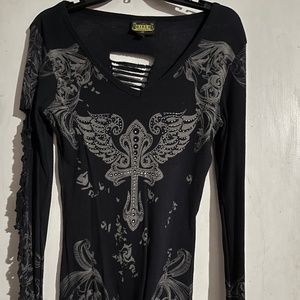 Women's Bejeweled Shirt, size XXL